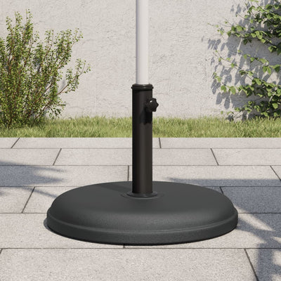 Vidaxl Parasol -Fuß für Stöcke von Ø32 35 38 mm 15 kg rund