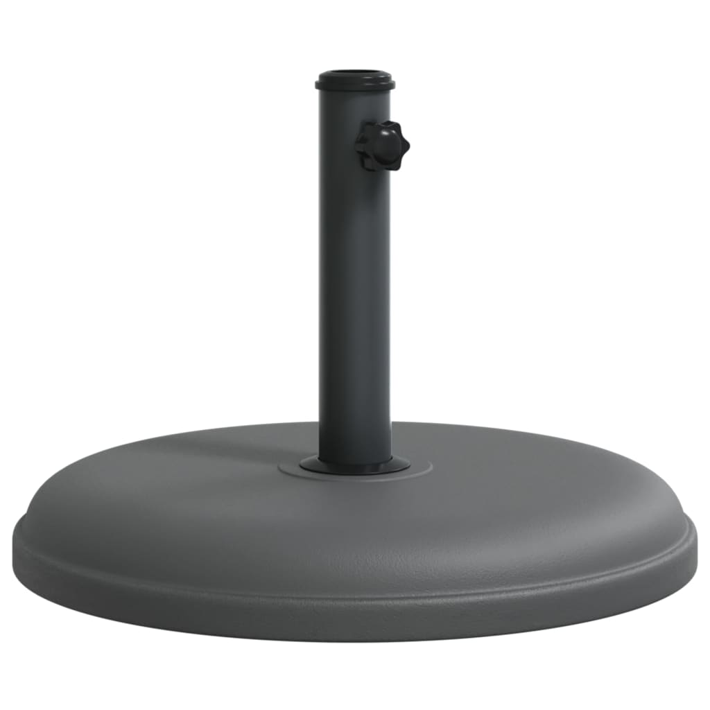 Vidaxl Parasol -Fuß für Stöcke von Ø32 35 38 mm 15 kg rund