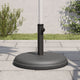 Vidaxl Parasol -Fuß für Stöcke von Ø32 35 38 mm 15 kg rund