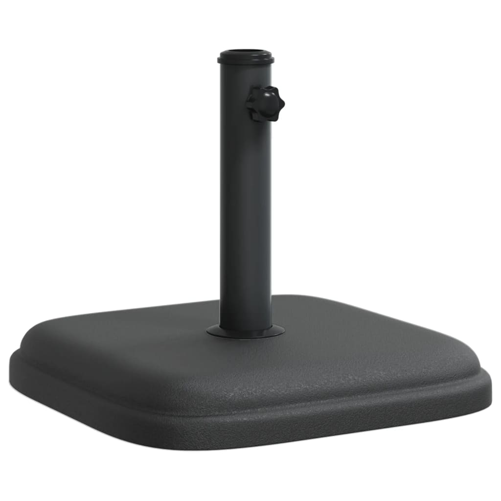 VIDAXL -Parasol -Basis für Stöcke von Ø32 35 38 mm 11 kg Quadrat