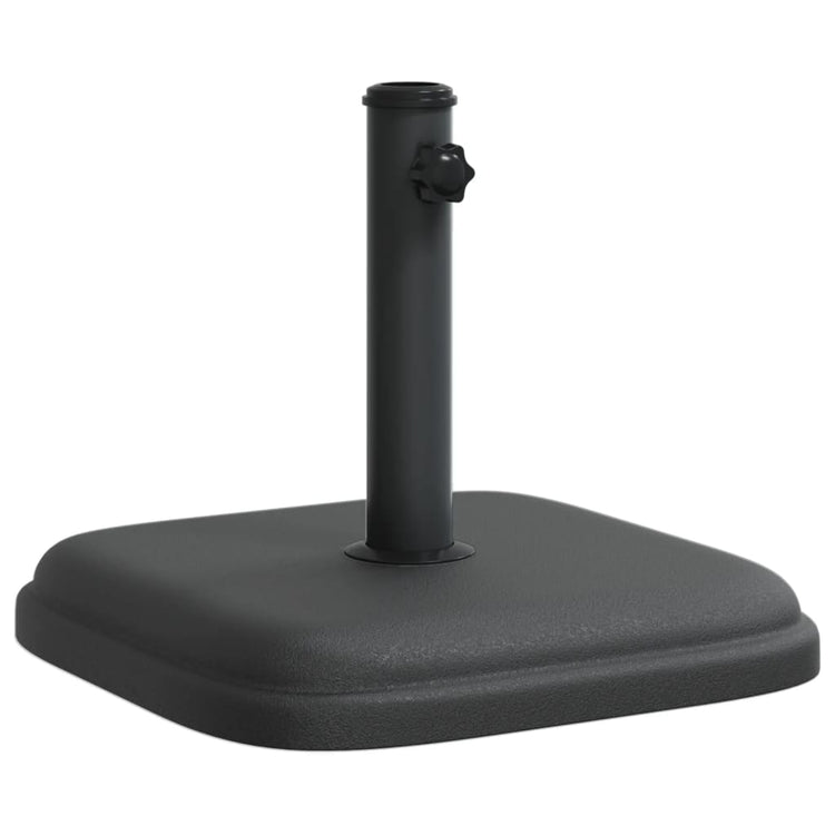 VIDAXL -Parasol -Basis für Stöcke von Ø32 35 38 mm 11 kg Quadrat