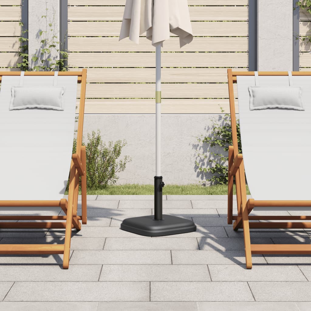 VIDAXL -Parasol -Basis für Stöcke von Ø32 35 38 mm 11 kg Quadrat