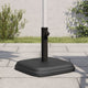 VIDAXL -Parasol -Basis für Stöcke von Ø32 35 38 mm 11 kg Quadrat