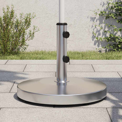 Vidaxl Parasol -Basis für Stöcke von Ø32 38 48 mm 25 kg Runde