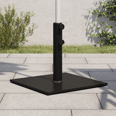 VIDAXL -Parasol -Basis für Stöcke von Ø32 38 48 mm 17 kg Quadrat