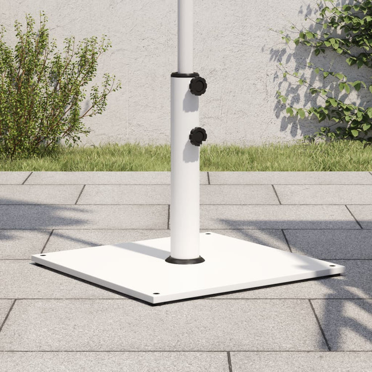 VIDAXL -Parasol -Basis für Stöcke von Ø32 38 48 mm 17 kg Quadrat