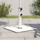 VIDAXL -Parasol -Basis für Stöcke von Ø32 38 48 mm 17 kg Quadrat
