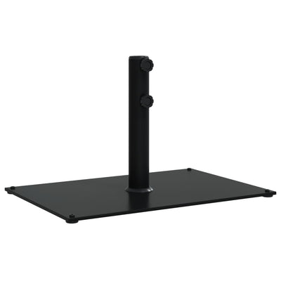 Vidaxl Parasol -Basis für Stöcke von Ø32 38 48 mm 15 kg rechteckig