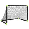 Vidaxl Kinderfußball -Tor faltbar 90x64x64 cm Schwarz