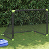 Vidaxl Kinderfußball -Tor faltbar 90x64x64 cm Schwarz