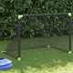 Vidaxl Kinderfußball -Tor faltbar 90x64x64 cm Schwarz
