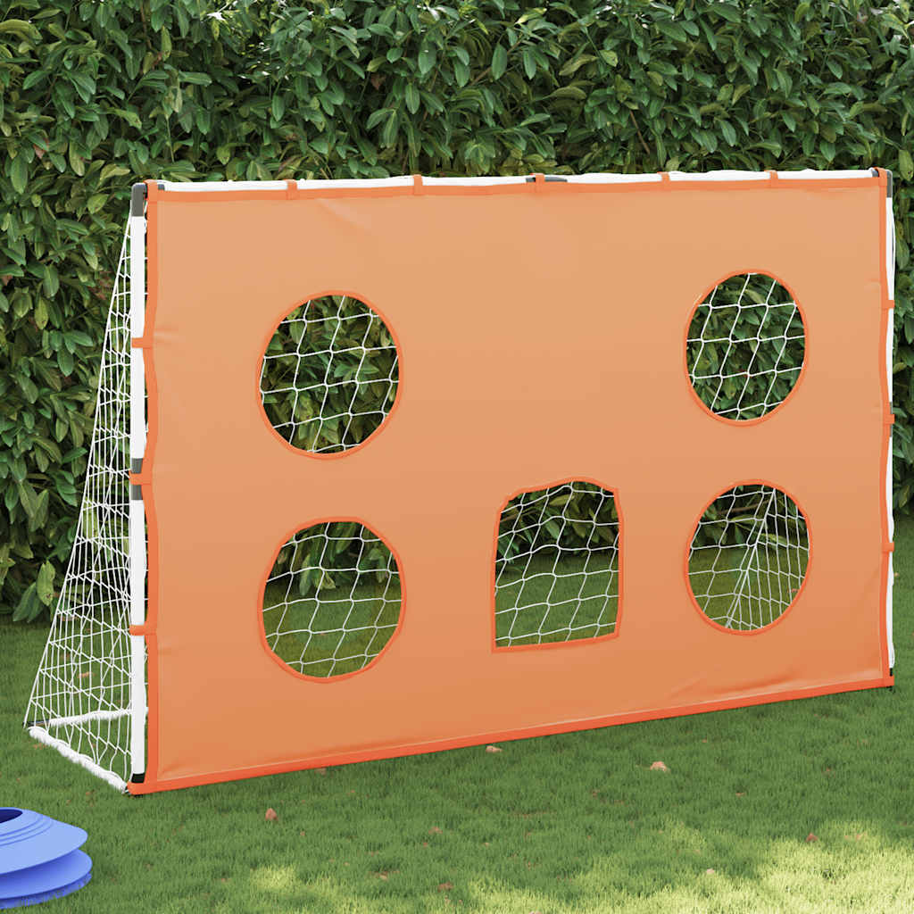 Vidaxl Kinderfußballtor mit Zielmatte und Ball 182x62x118 cm