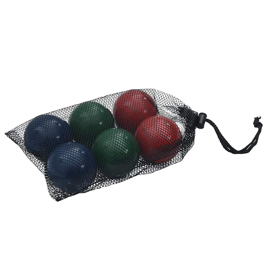VIDAXL 8-TEIL JEU DE BOULES Ballset und Trägertasche Solid Pine