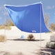 Vidaxl Beach Baldachin mit Sandanker 214x236 cm blau