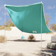 Vidaxl Beach Baldachin mit Sandanker 214x236 cm Grün