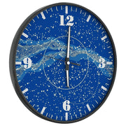 Vidaxl Wanduhr mit leuchtendem Zifferblatt und Händen Ø30 cm blau - afbeelding 3