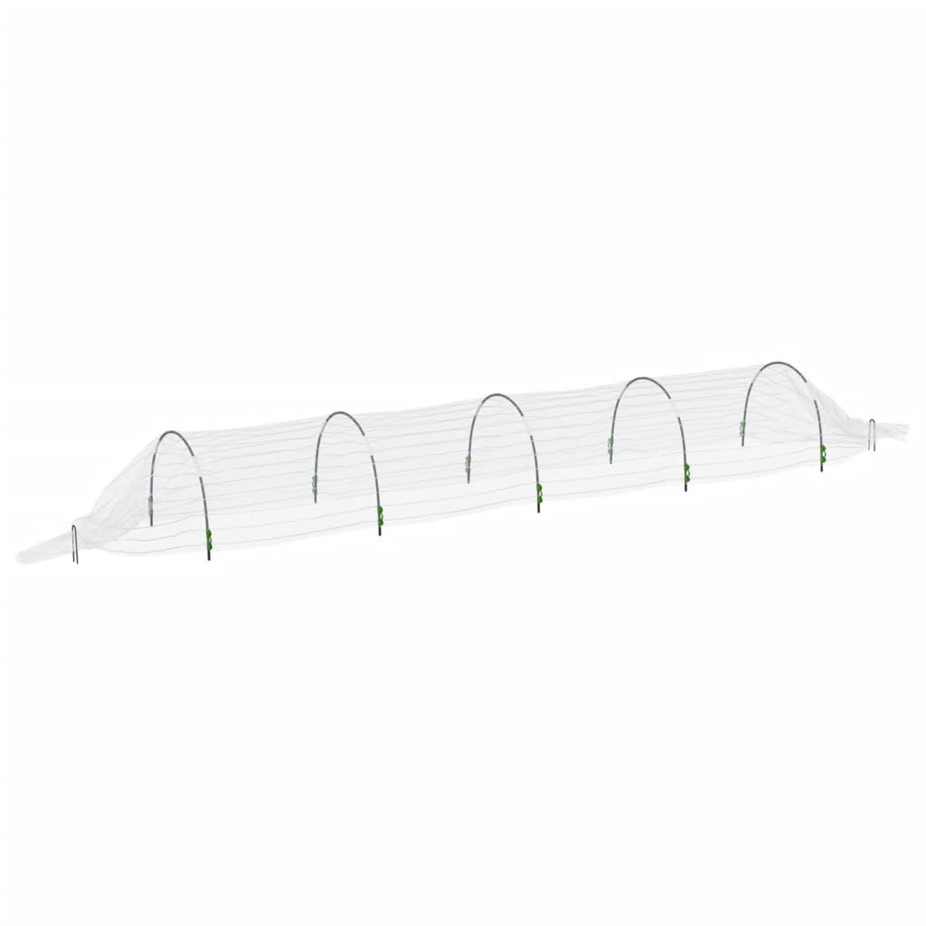 VIDAXL -Wachstumstunnel 1,5x5 M Faser -Optik und Polypropen