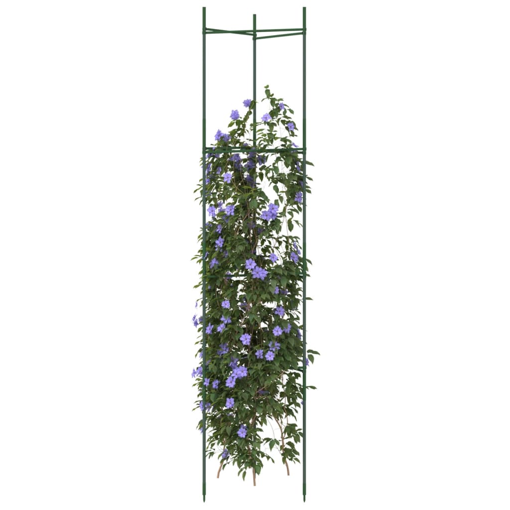 Vidaxl Tomatenkäfig 2 St 154 cm Stahl und Polypropen
