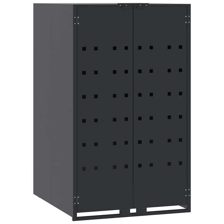 VIDAXL -Containerspeicher für 1 Behälter 69x79x117 cm Stahl Anthrazit