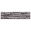 Vidaxl -Wandpaneele 14 ST 3d 100x25 cm EPS Anthrazit -geläutet