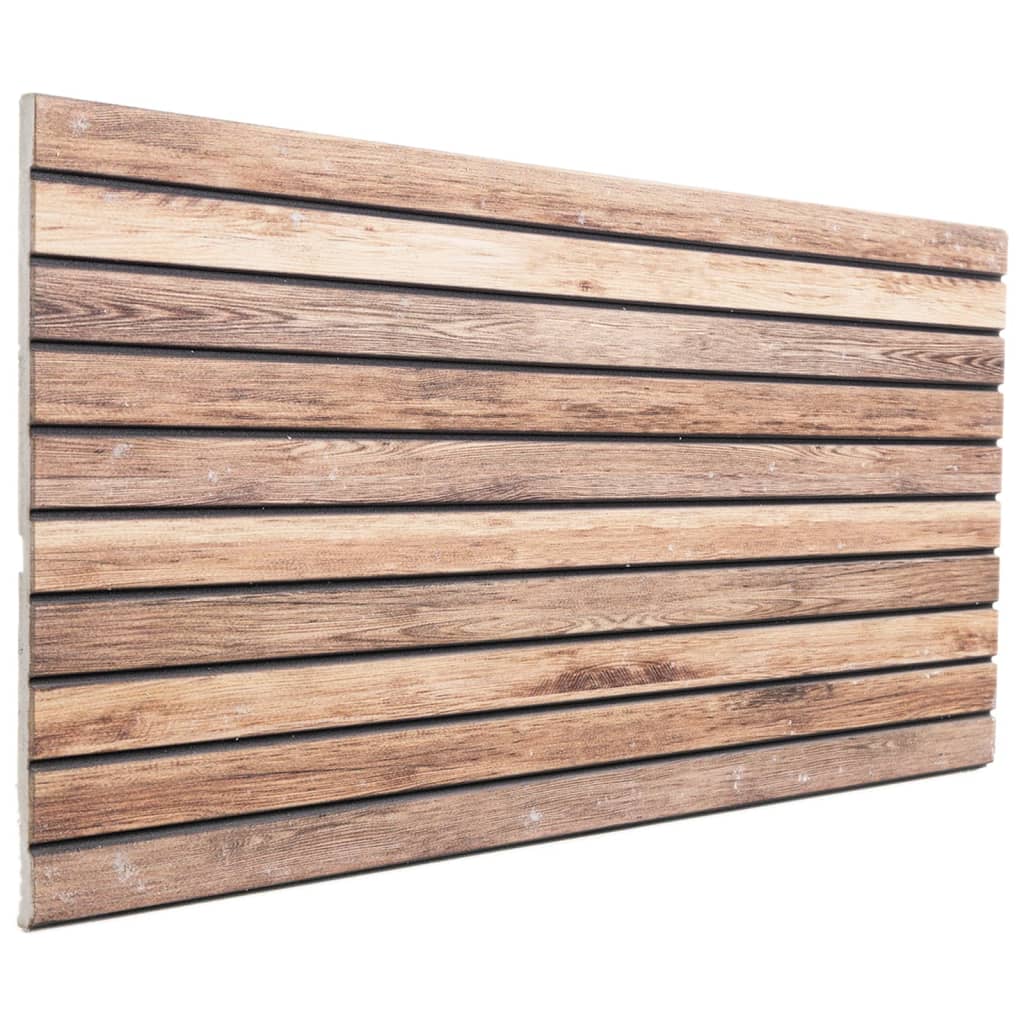 Vidaxl Wandpaneele 5 ST 3d 100x50 cm EPS Hellbraun