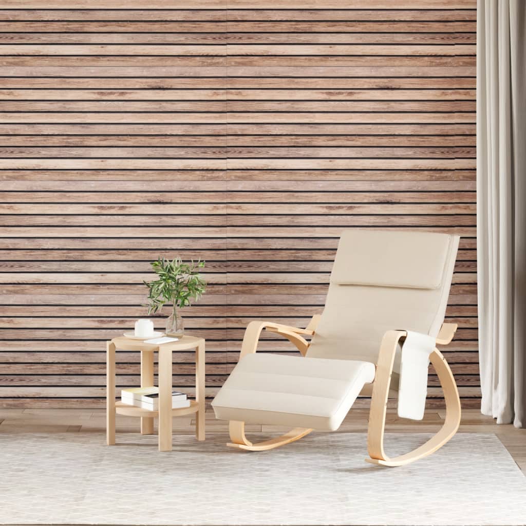 Vidaxl Wandpaneele 5 ST 3d 100x50 cm EPS Hellbraun