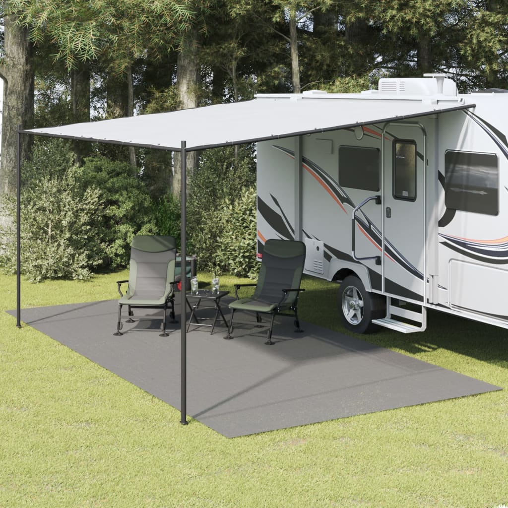 Vidaxl Zelt Teppich 6x3 m Anthrazitfarbe