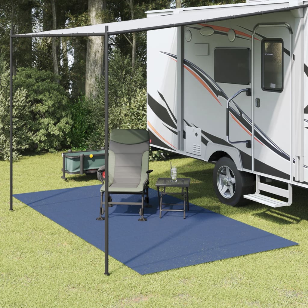 Vidaxl Zelt Teppich 4x2 m blau