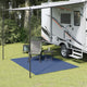Vidaxl Zelt Teppich 2,5x2 m blau