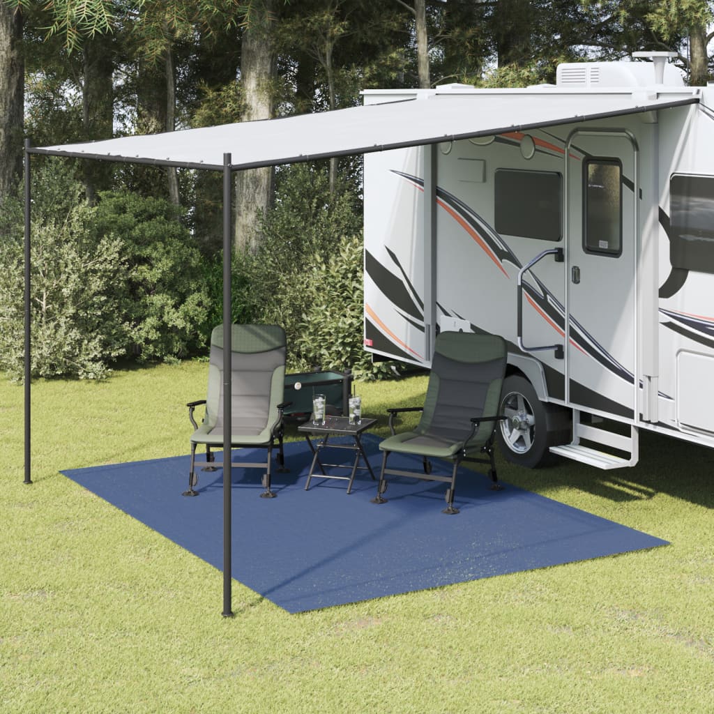 Vidaxl Zelt Teppich 3,5x2,5 m blau