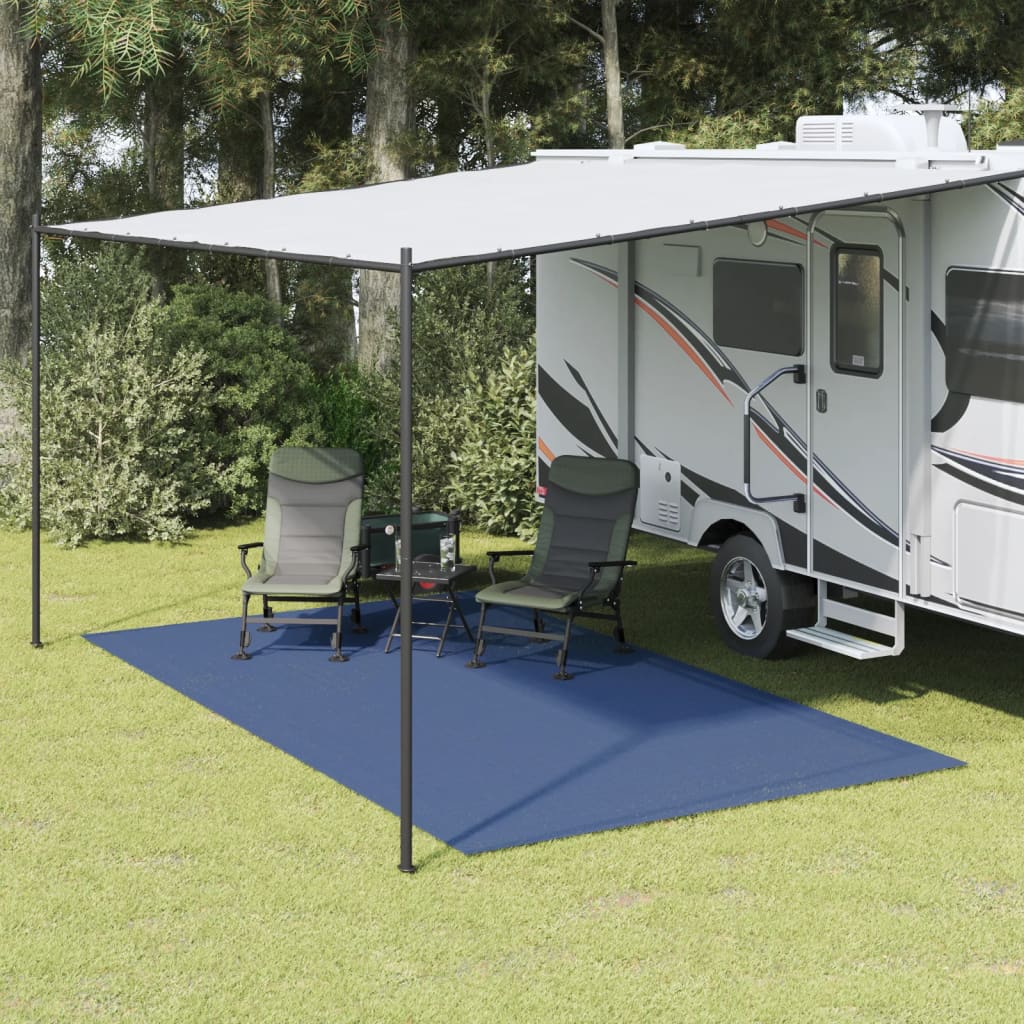 Vidaxl Zelt Teppich 4,5x2,5 m blau