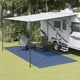 Vidaxl Zelt Teppich 5,5x2,5 m blau