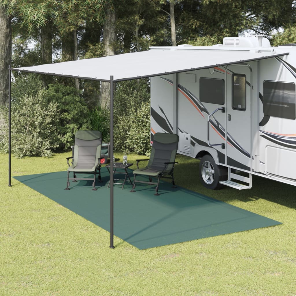 Vidaxl Zelt Teppich 5,5x2,5 m Grün