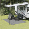 Vidaxl Zelt Teppich 3,5x2,5 m hellgrau