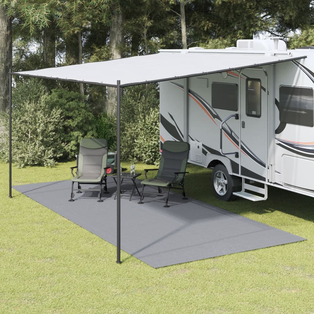 Vidaxl Zelt Teppich 6x2,5 m hellgrau