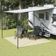 Vidaxl Zelt Teppich 4x3 m cremefarben