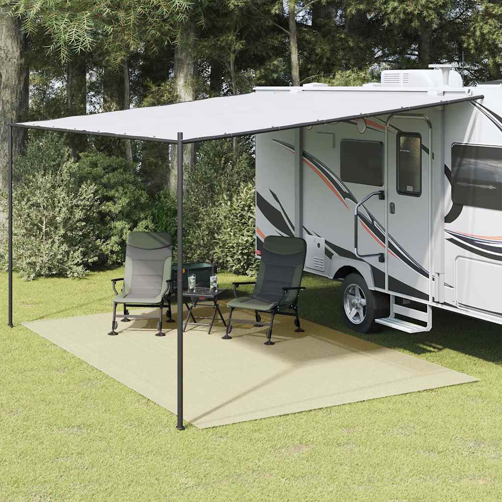 Vidaxl Zelt Teppich 6x3 m cremefarben