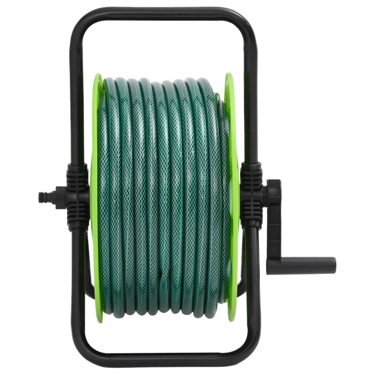 Vidaxl freistehender Schlauchaufroller mit 20 m grünem PVC-Schlauch
