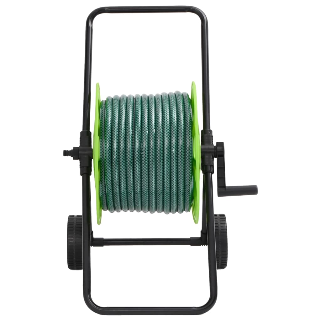 Vidaxl-Schlauchwagen mit 30 m grünem PVC-Schlauch