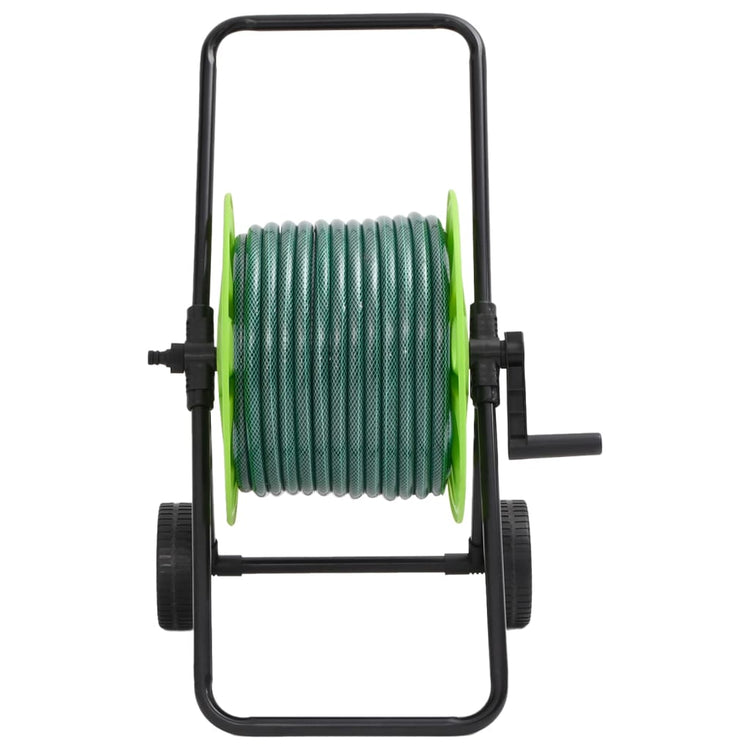 Vidaxl-Schlauchwagen mit 30 m grünem PVC-Schlauch