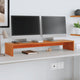Vidaxxl Monitorständer 100x27x15 cm massives Kiefernholz, braun gewaschen