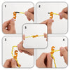 Vidaxl Zentscheer -Linien mit Spannern 8 St. 4 m 4 mm