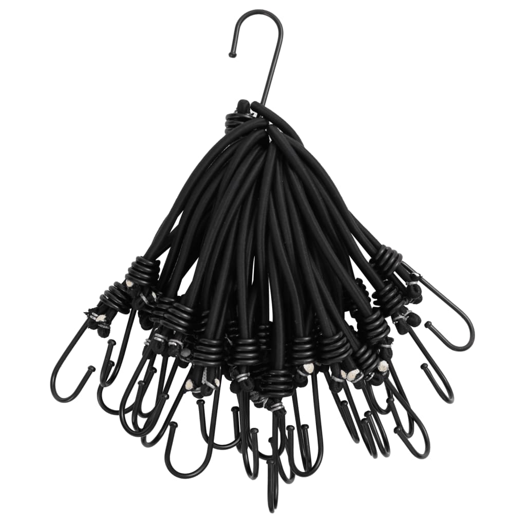 Vidaxl spanelastisch mit Haken 25 St 17 cm