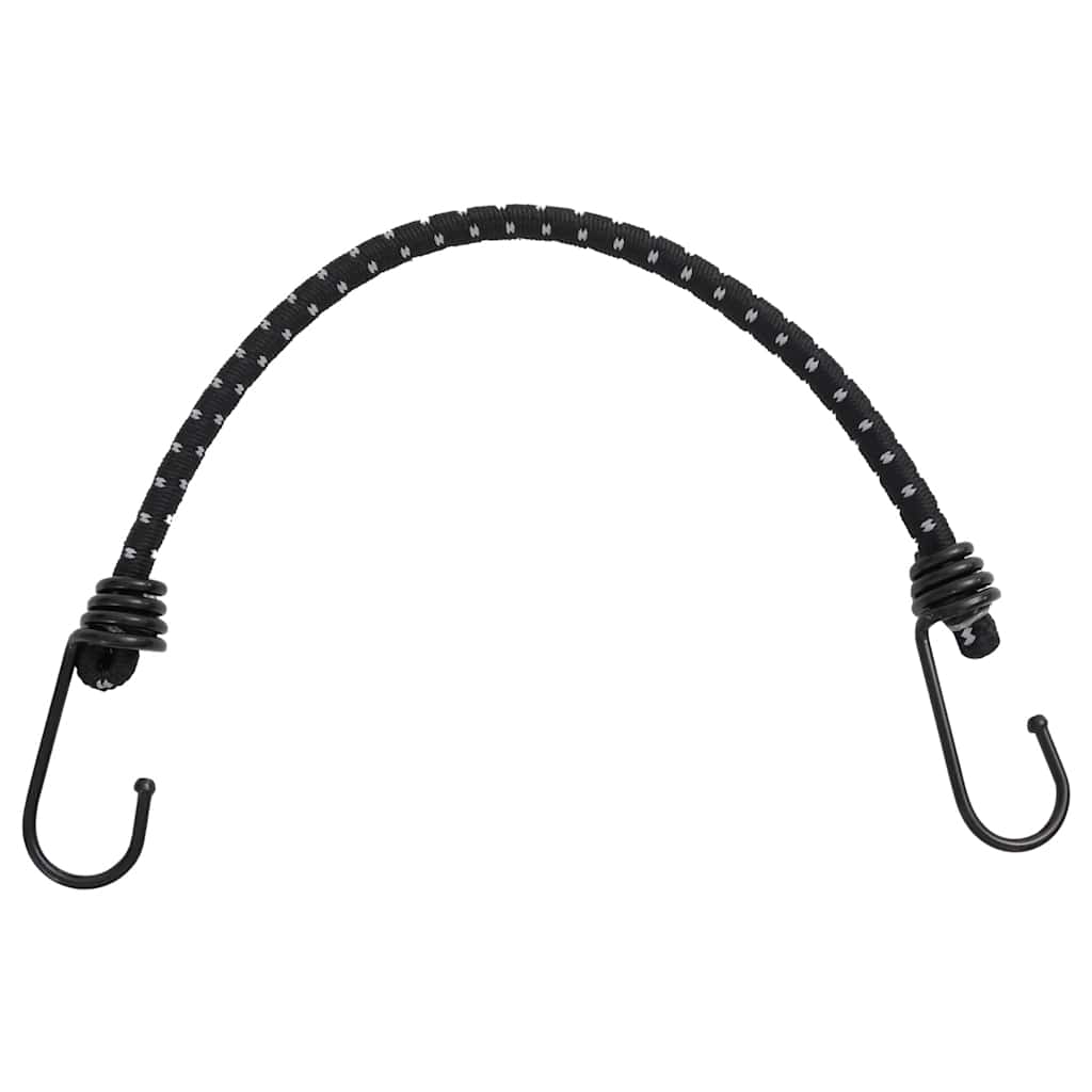 Vidaxl Spanelastics mit reflektierenden Streifen und Haken 50 Stück 38 cm