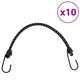 Vidaxl Spanelastics mit reflektierenden Streifen und Haken 10 Teile 46 cm