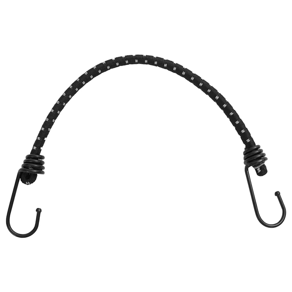 Vidaxl Spanelastics mit reflektierenden Streifen und Haken 50 Stück 46 cm