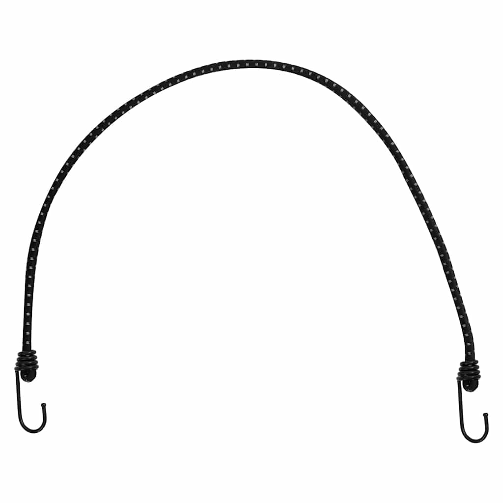 Vidaxl Spanelastics mit reflektierenden Streifen und Haken 10 ST 88 cm