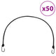 Vidaxl Spanelastics mit reflektierenden Streifen und Haken 50 pc 100 cm