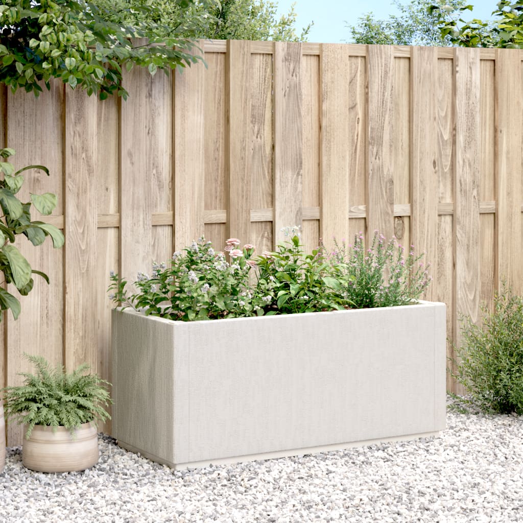 Vidaxx Pflanzgefäß 80x36x35 cm Polypropylen weiß