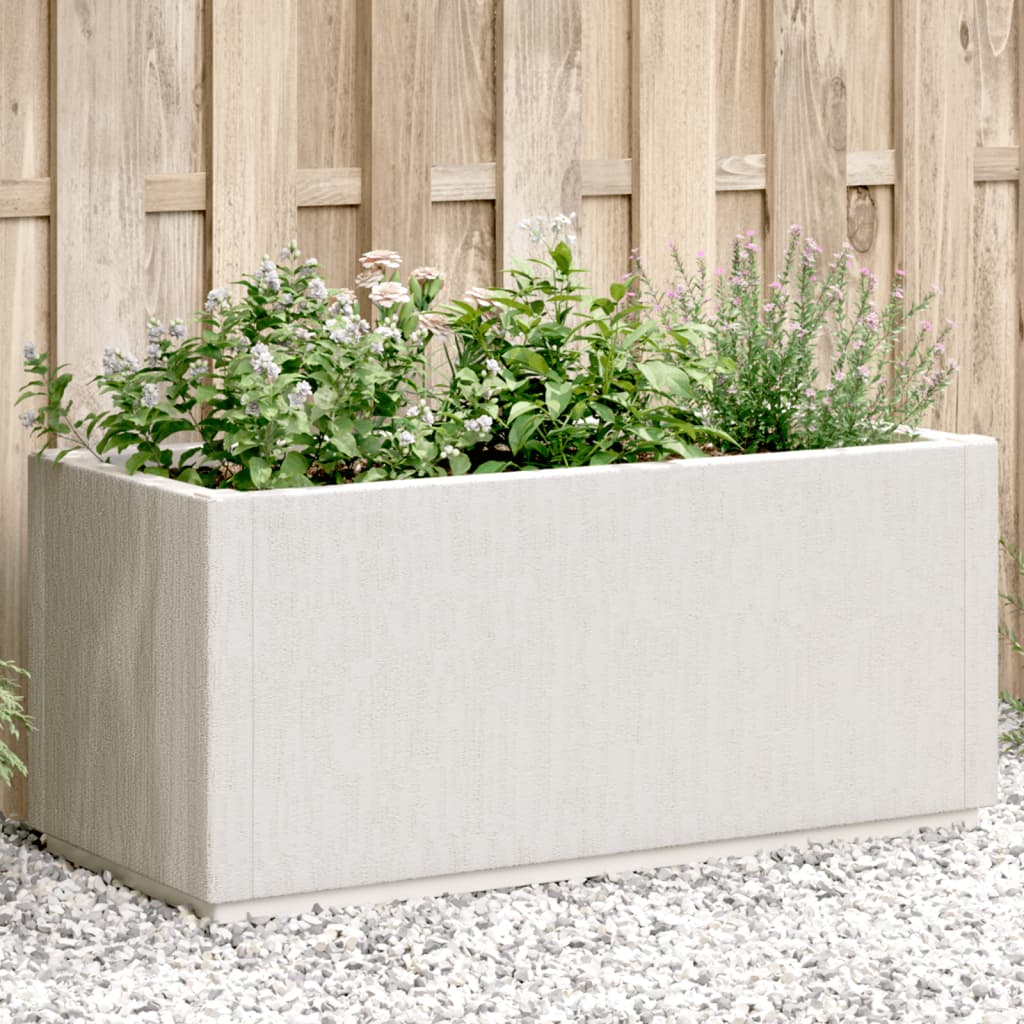Vidaxx Pflanzgefäß 80x36x35 cm Polypropylen weiß